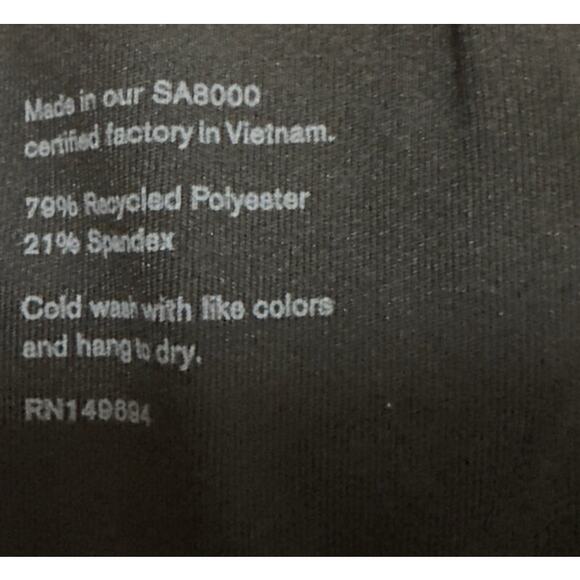 Girlfriend Collective Compressive High-Rise 7/8 Leggings 4008 Black Size XS - Picture 4 of 5